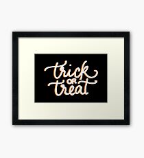 The Trick or Treat Art Framed Print