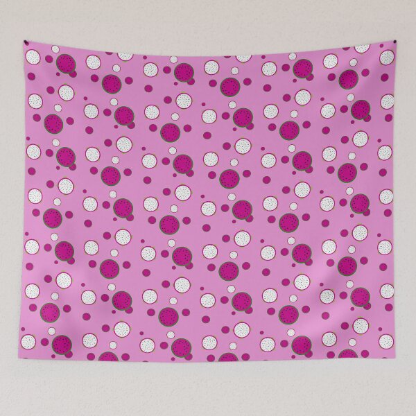 Item preview, Pink fruits, pitaya and watermelon in a pattern designed and sold by M-Lorentsson.