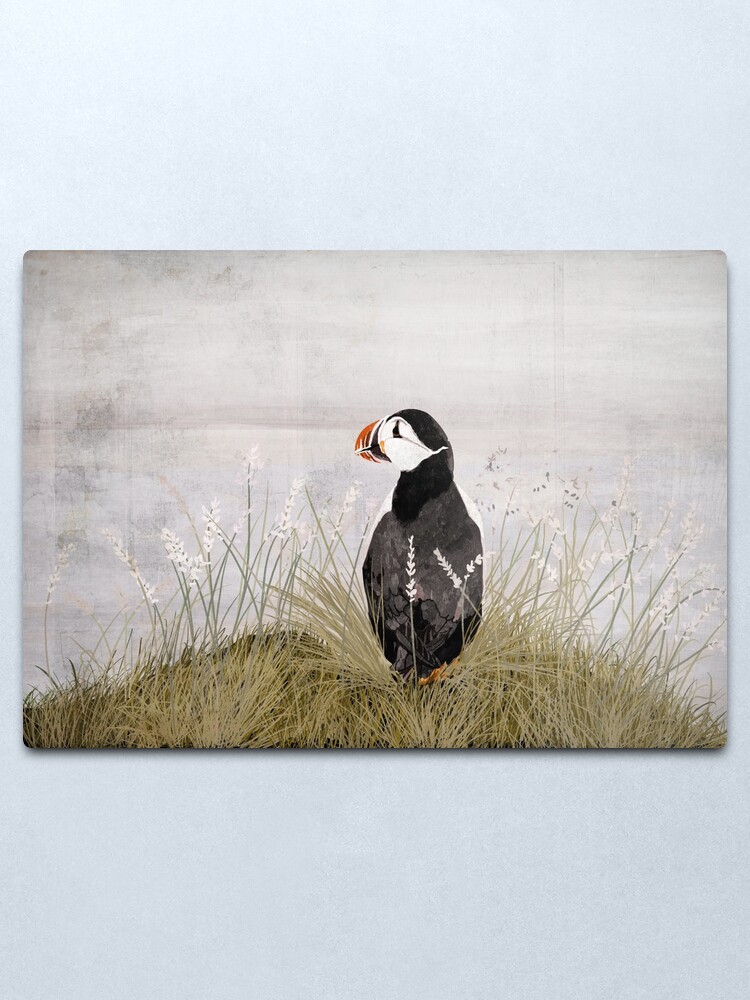 Alternate view of Puffin Metal Print