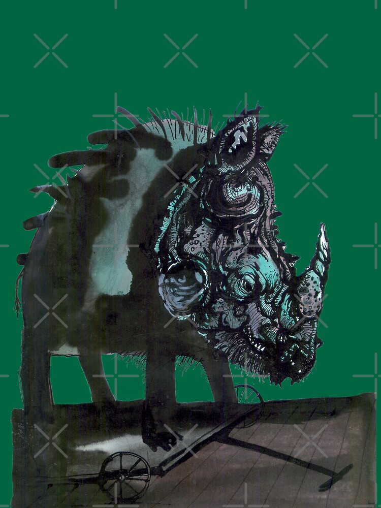 Rhinoceros on wheels by duxpavlic