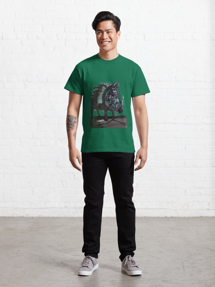 Alternate view of Rhinoceros on wheels Classic T-Shirt