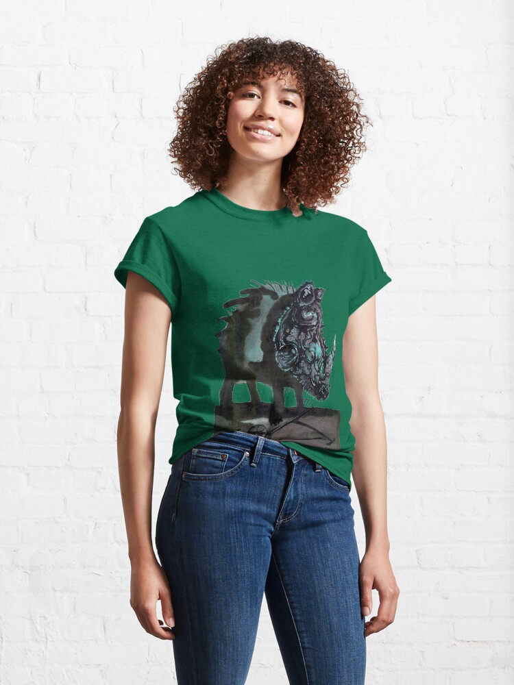 Alternate view of Rhinoceros on wheels Classic T-Shirt