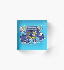 Boombox Party Acrylic Block