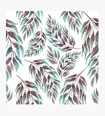 watercolor branch Photographic Print