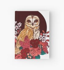 Cuaderno de tapa dura Owl Floral Eclipse