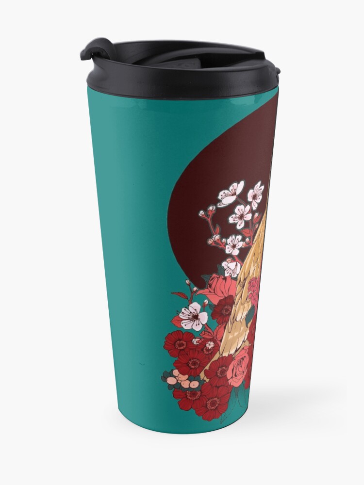 Alternate view of Owl Floral Eclipse Travel Coffee Mug