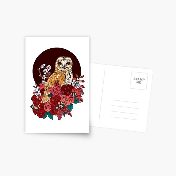 Item preview, Owl Floral Eclipse designed and sold by Kellie Lamphere.