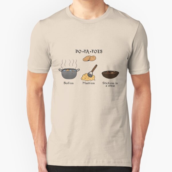 PO-TA-TOES Slim Fit T-Shirt