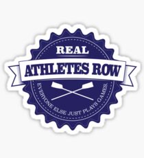 Real Athletes Row Sticker