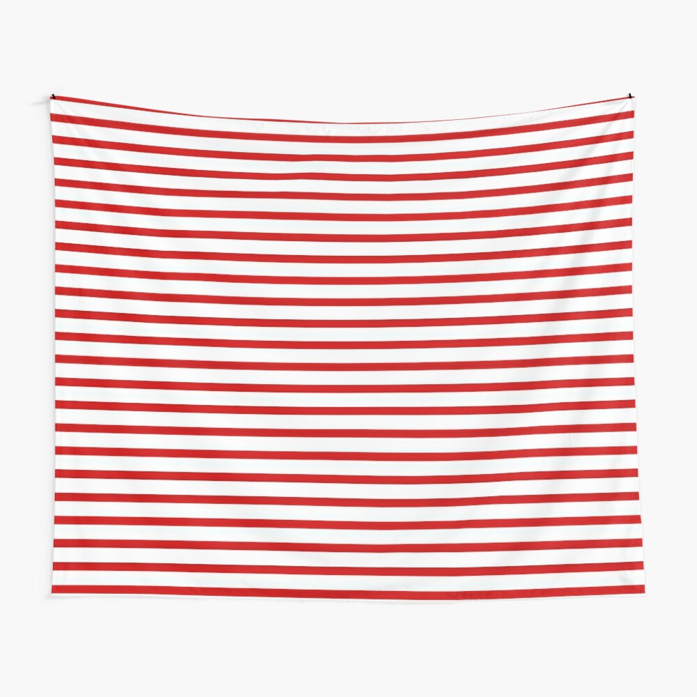 red and white horizontal striped dress