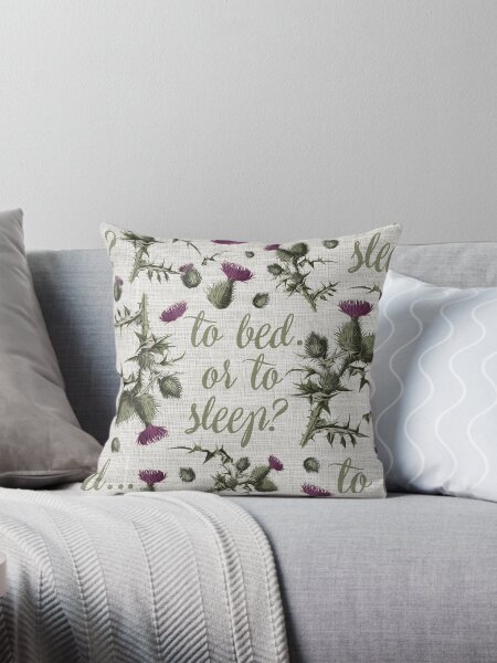 Item preview, outlander thistle to bed or to sleep designed and sold by Laura Wright.