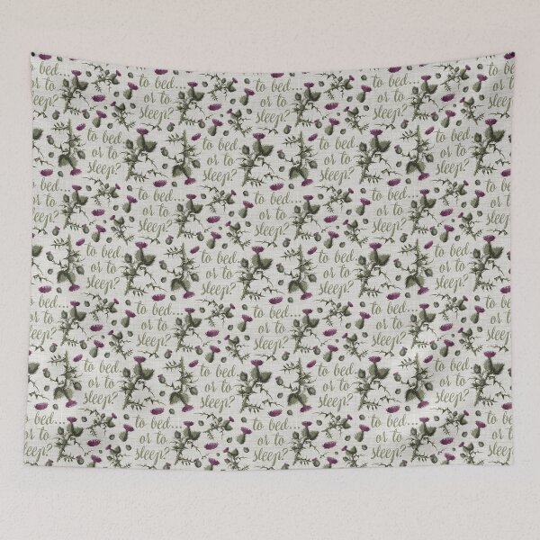 Item preview, outlander thistle to bed or to sleep designed and sold by Laura Wright.