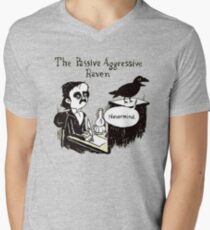 PASSIVER AGGRESSIVER RABE T-Shirt mit V-Ausschnitt für Männer