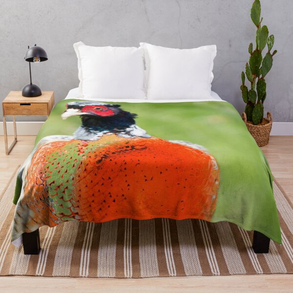 Item preview, The Pleasant Orange Pheasant  designed and sold by FOLK ART FUSION by heidiannemorris.