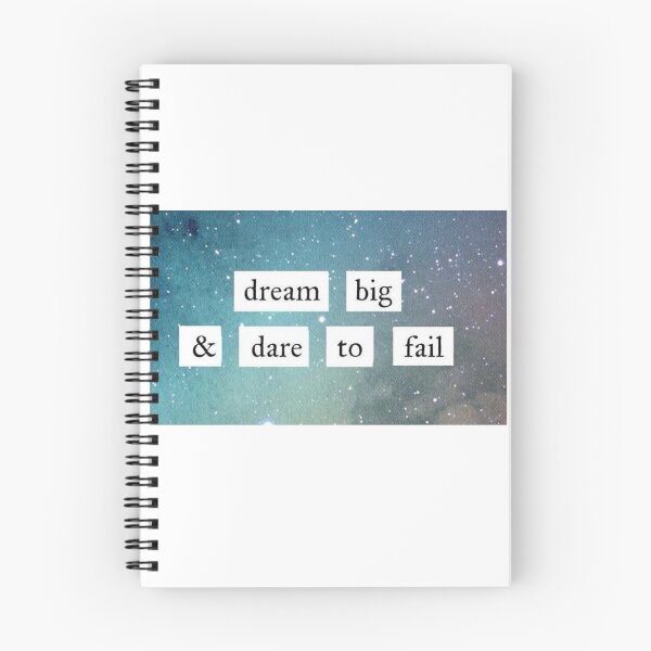 Item preview, Dream Big and Dare to Fail designed and sold by DoodleDashCollective.