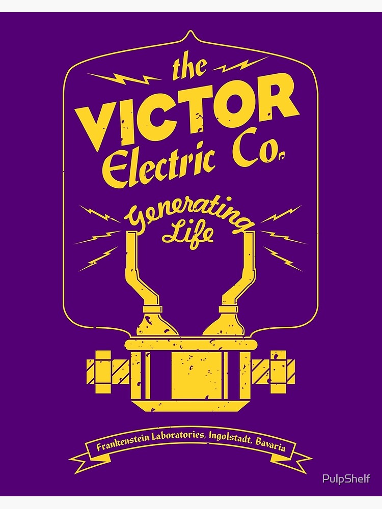 "Victor Electric Company (Frankenstein)" Art Print for Sale by