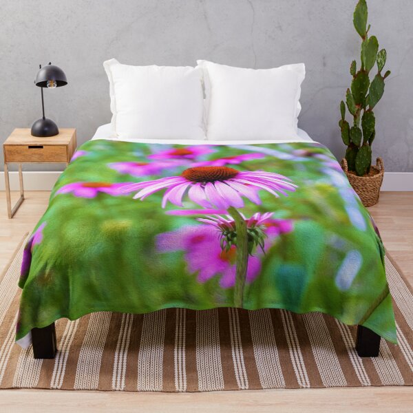 Item preview, Garden Full of Pink Coneflowers designed and sold by myrubiogarden.