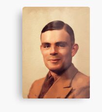 Alan Turing, Genius Metal Print