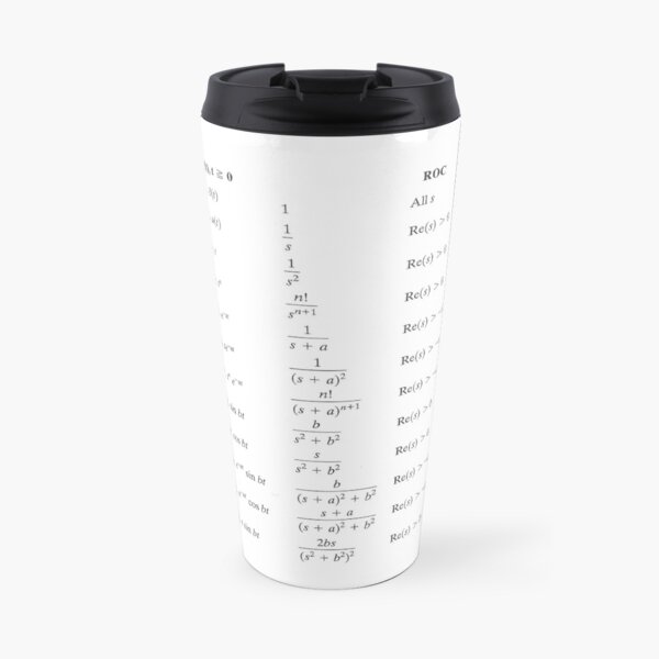 Laplace Transform, Math, Mathematics, Physics, #Laplace, #Transform, #Math, #Mathematics, #Physics, #LaplaceTransform Travel Coffee Mug