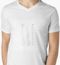 Laplace Transform, Math, Mathematics, Physics, #Laplace, #Transform, #Math, #Mathematics, #Physics, #LaplaceTransform Men's V-Neck T-Shirt