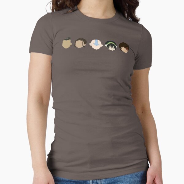 Team Avatar graphic heads Fitted T-Shirt
