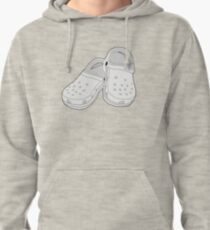 Crocs Clog White Shoe Pullover Hoodie