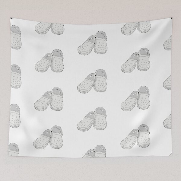 Item preview, Crocs Clog White Shoe  designed and sold by tlaprise.