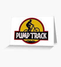 Pump Track Greeting Card