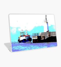 Boat at Girvan Laptop Skin
