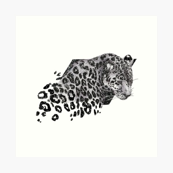 Cosmic Leopard Art Print
