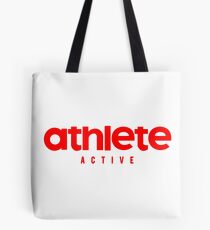 Athlete Active red Tote Bag