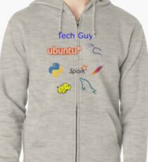 Tech Guy Zipped Hoodie