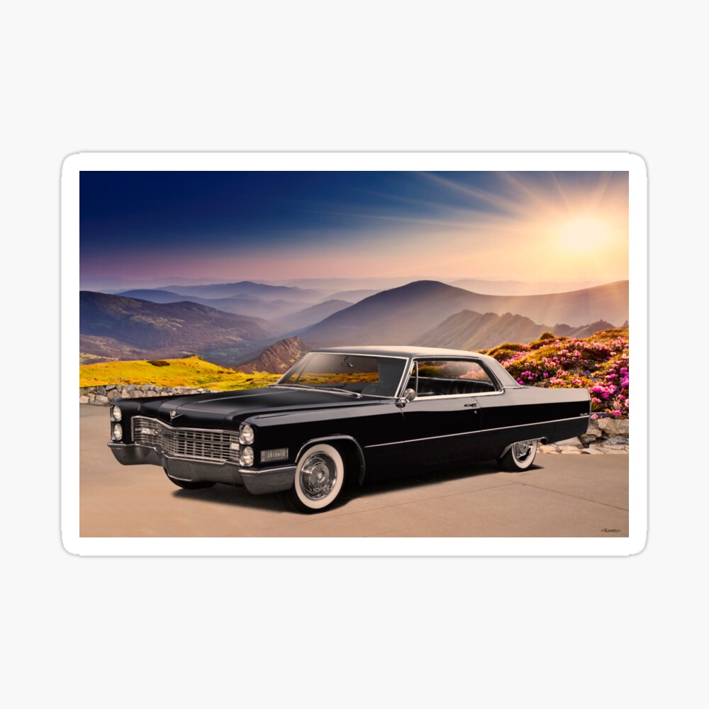 1966 cadillac coupe deville laptop skin by davekoontz redbubble redbubble