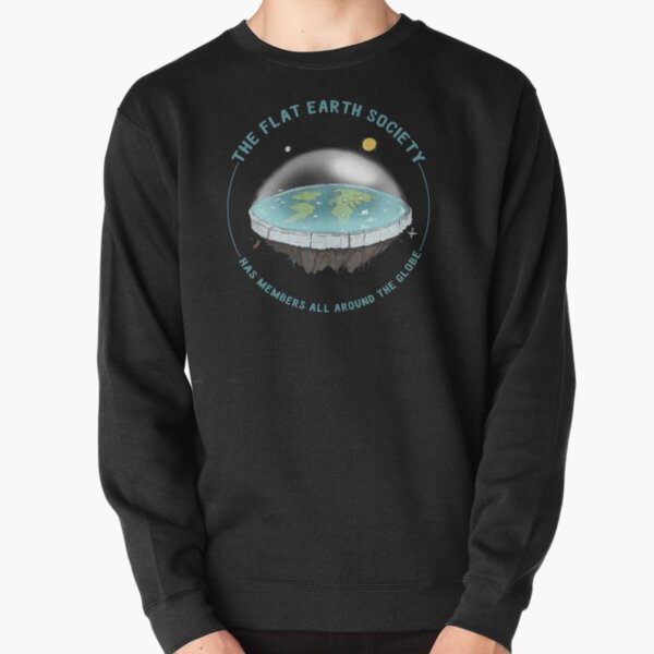 Flat Earth Pullover Sweatshirt