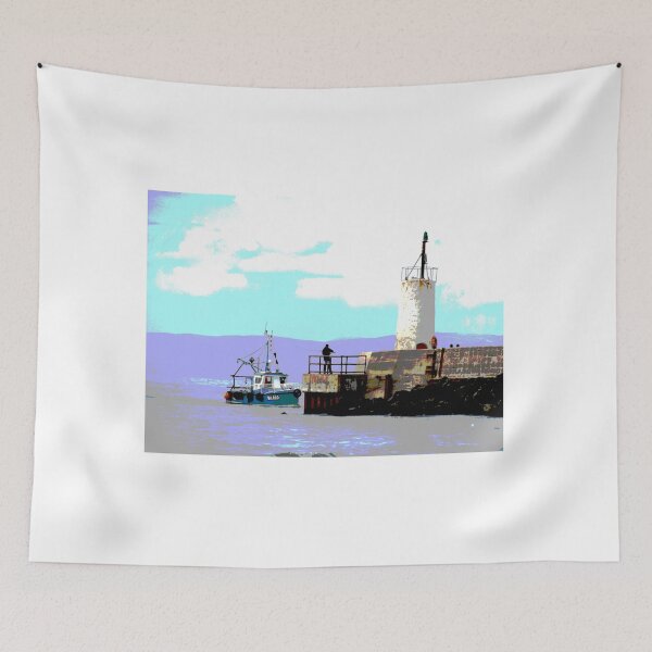 Item preview, Girvan harbour designed and sold by derbyshireduck.