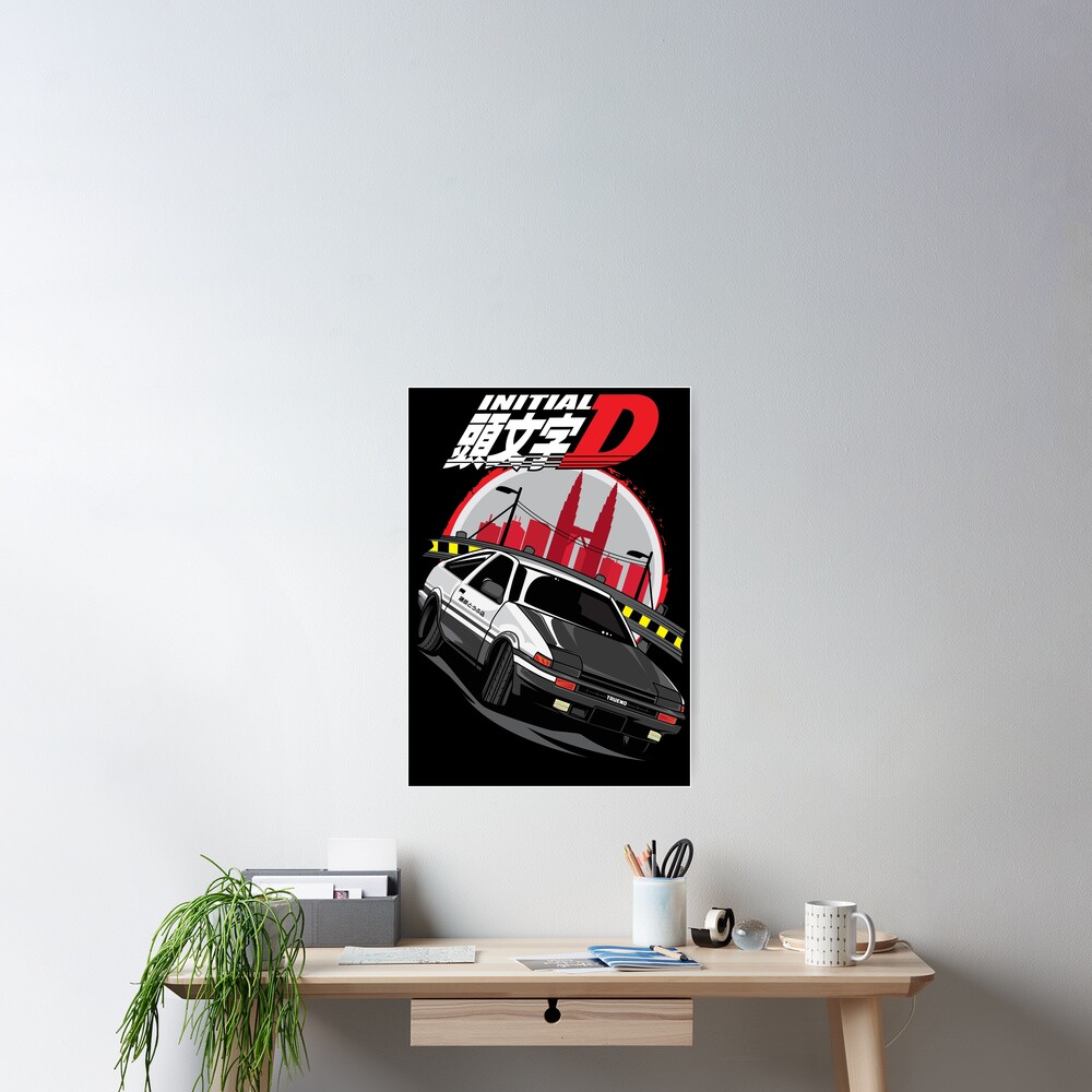 "Initial D" Poster for Sale by cungtudaeast | Redbubble