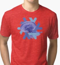 NixOS 18.09 Jellyfish Tri-blend T-Shirt