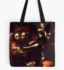 The Taking of Christ - Michelangelo Merisi da Caravaggio Tote Bag