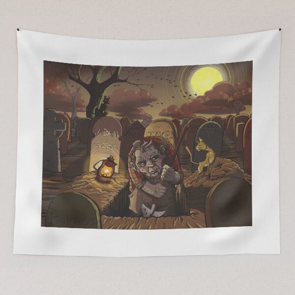 Item preview, The Grave Digger y sus gatos designed and sold by grosvenordesign.
