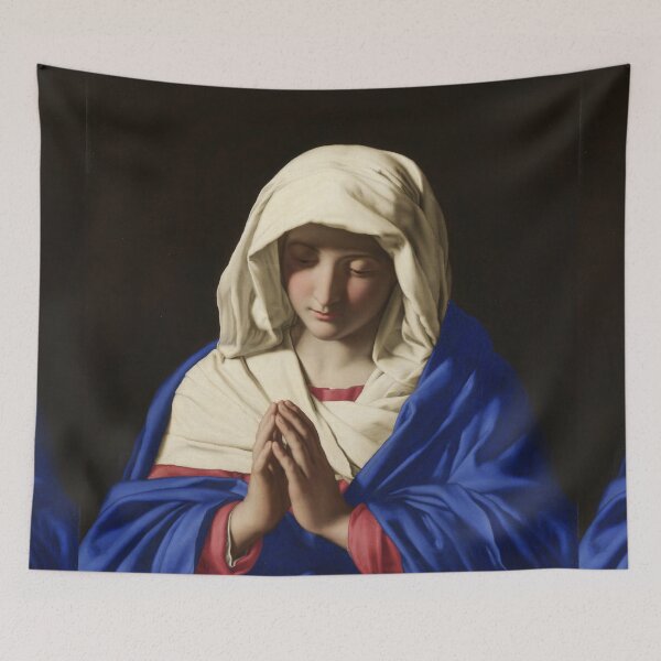 Item preview, The Virgin in Prayer - Giovanni Battista Salvi da Sassoferrato designed and sold by themasters.