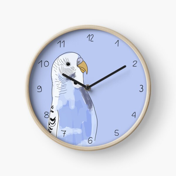 Wellensittich Uhr