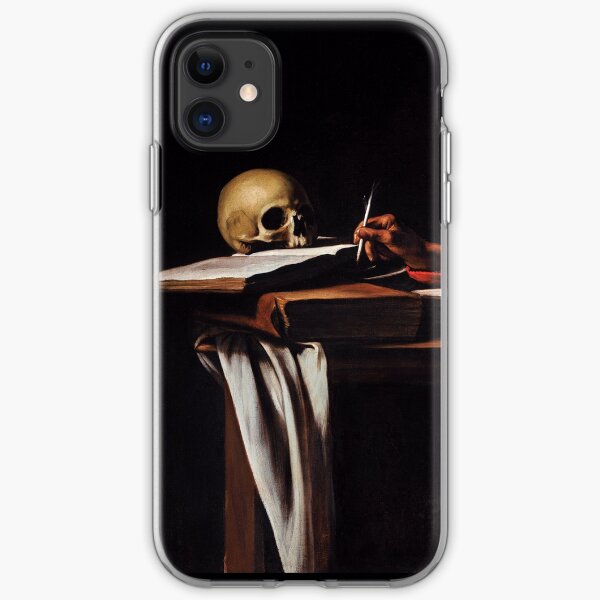 Saint Jerome Writing - Michelangelo Merisi da Caravaggio iPhone Soft Case