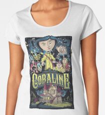 Coraline Frauen Premium T-Shirts
