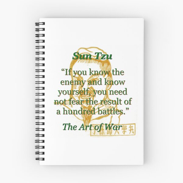 Item preview, If You Know The Enemy - Sun Tzu designed and sold by CrankyOldDude.