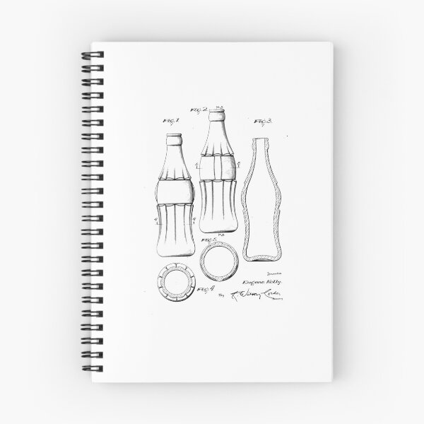Item preview, Bottle Design Vintage Patent Drawing designed and sold by TheYoungDesigns.