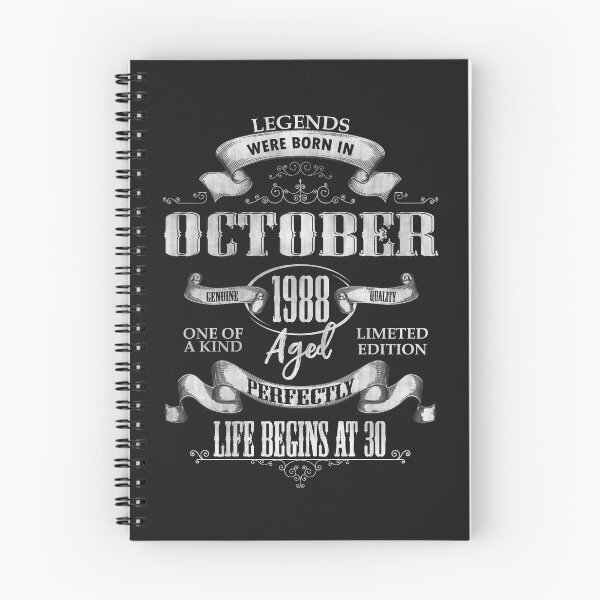 Item preview, 30th BIRTHDAY OCTOBER VOL. 1988 SHIRT designed and sold by fatshirt.
