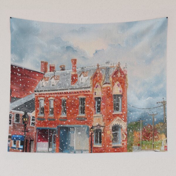 Item preview, First Snow Belfast Maine Painting designed and sold by mary hughes.