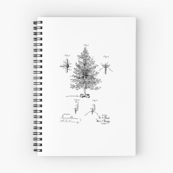 Item preview, Christmas Tree Vintage Patent Drawing designed and sold by TheYoungDesigns.