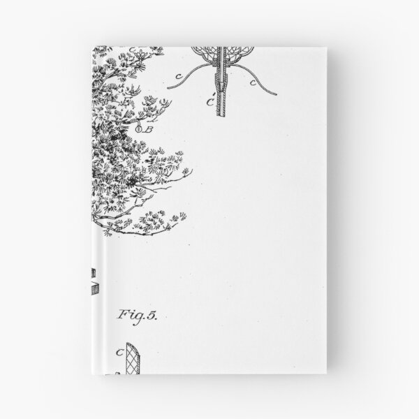 Item preview, Christmas Tree Vintage Patent Drawing designed and sold by TheYoungDesigns.