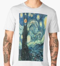 Starry Night Tardis Men's Premium T-Shirt